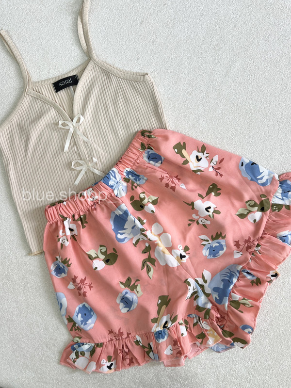 ست کراپ شورتک زنانه